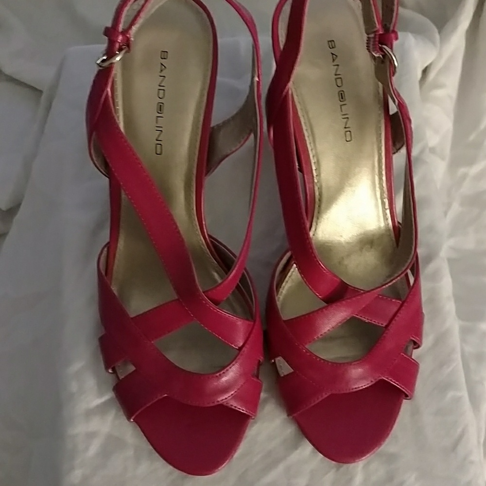 Bandolino pink sandal Heels size 9